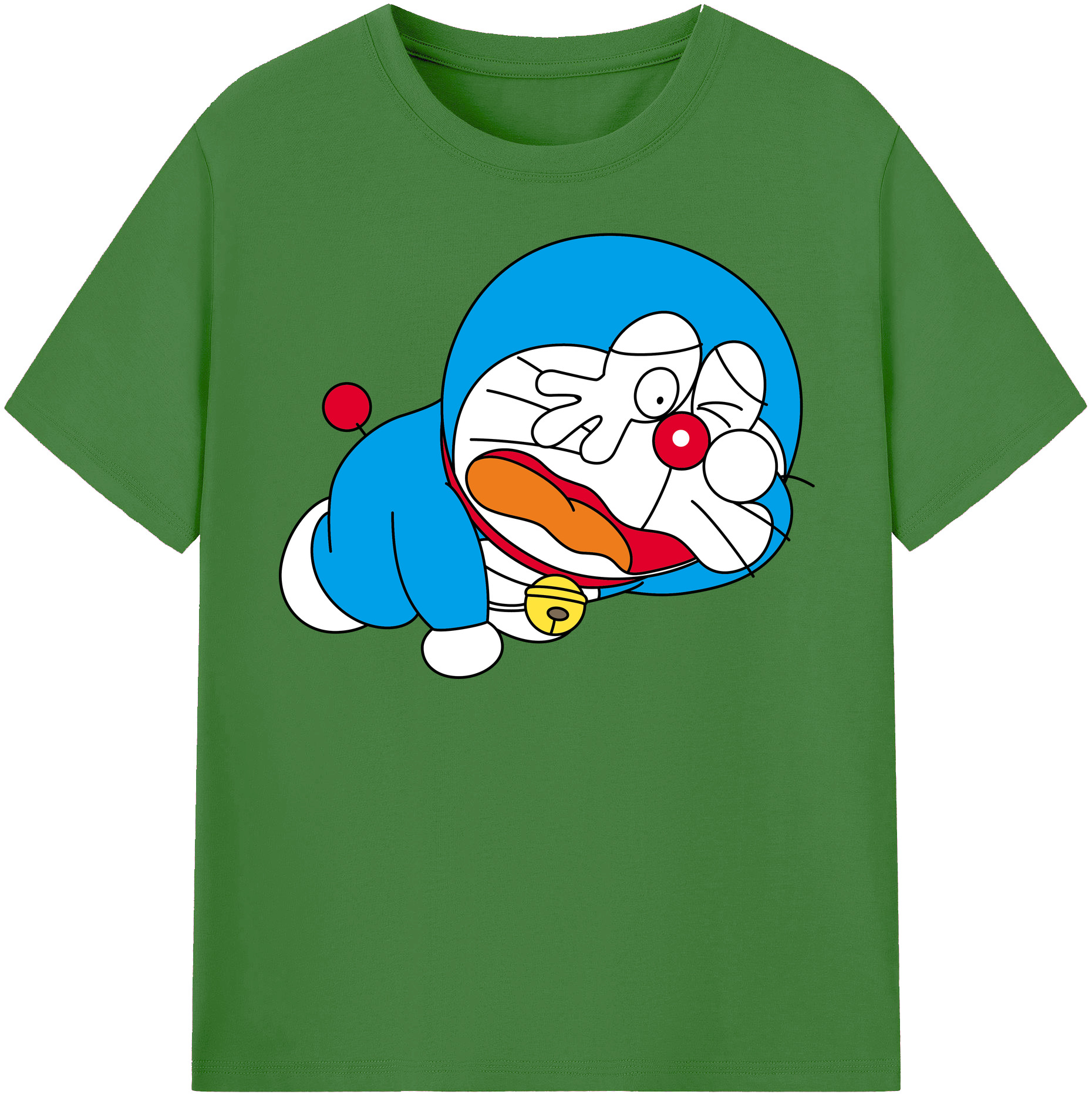 （画像用） ドラえもん Doraemon レディースカジュアルプリントTシャツ（綿100％）